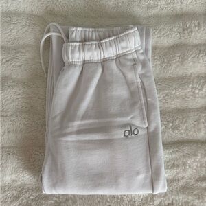 ALO Yoga White Track Pants